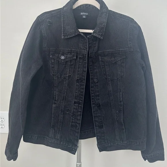 Buffalo David Bitton Dark Gray Denim Jacket - Picture 6 of 6